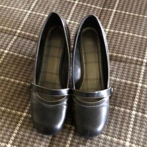 Mary Jane style heels.